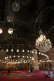 De prachtige binnenkant van de moskee 