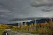 Donkere luchten boven Wrangell-St. Elias National Park 