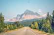 De Yellowhead Highway naar Jasper 