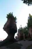 Hopewell rocks in New Brunswick. 