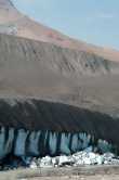 Glacier close-up. 