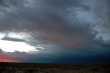 Wolken pakken zich samen rond Hurricane 